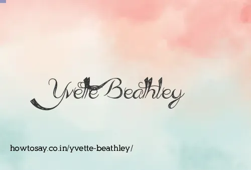 Yvette Beathley
