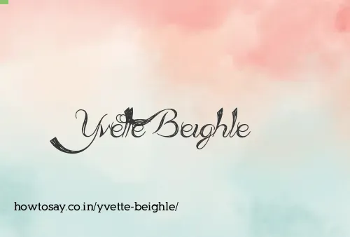 Yvette Beighle