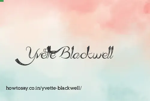 Yvette Blackwell