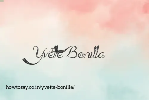 Yvette Bonilla