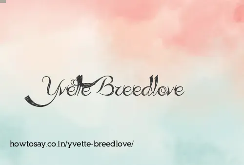 Yvette Breedlove