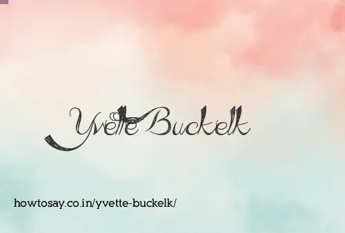 Yvette Buckelk