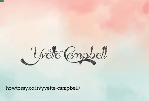 Yvette Campbell