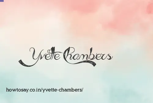 Yvette Chambers