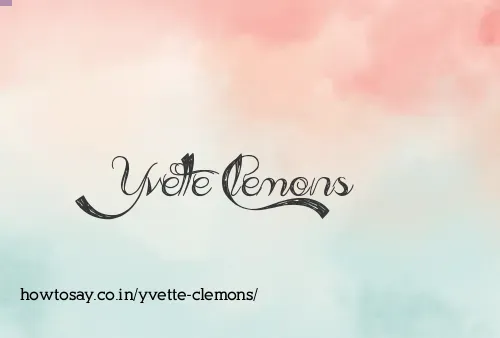 Yvette Clemons
