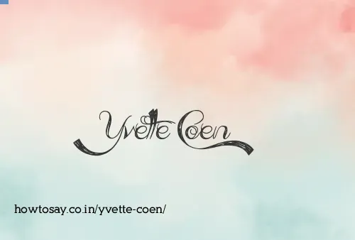 Yvette Coen