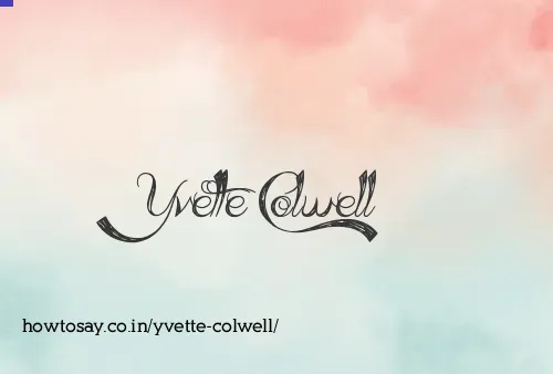 Yvette Colwell