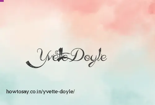 Yvette Doyle