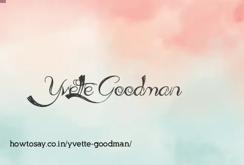 Yvette Goodman