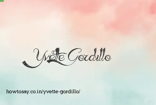 Yvette Gordillo