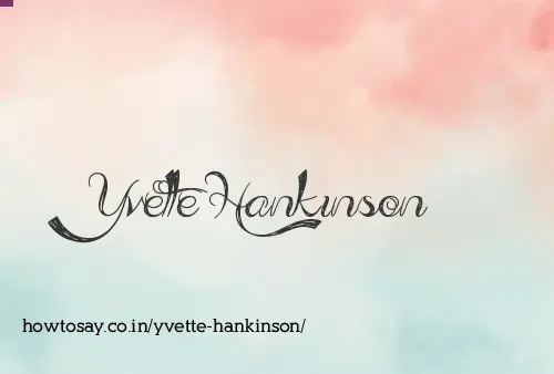 Yvette Hankinson