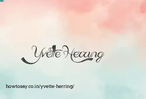 Yvette Herring