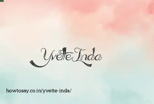 Yvette Inda