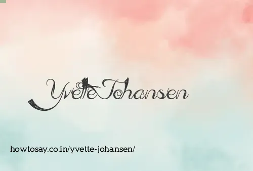 Yvette Johansen