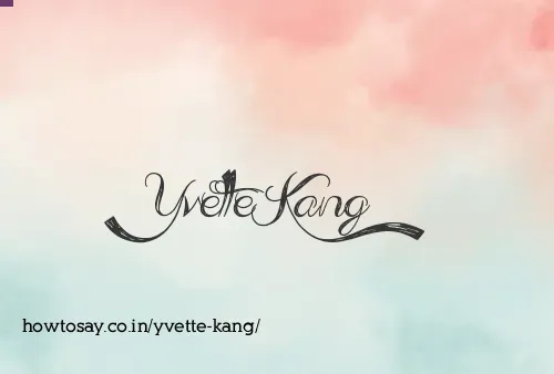 Yvette Kang