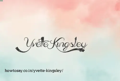 Yvette Kingsley