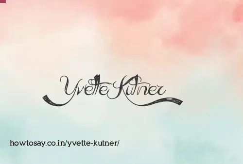 Yvette Kutner