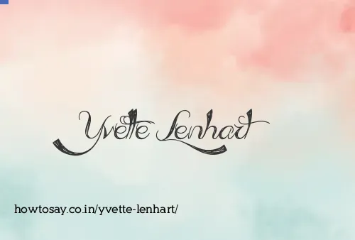 Yvette Lenhart