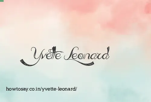Yvette Leonard