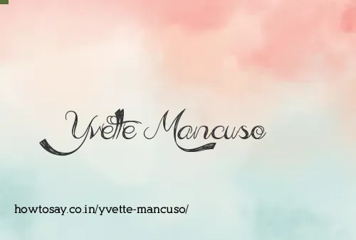 Yvette Mancuso