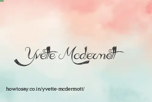 Yvette Mcdermott