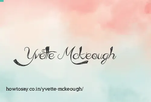 Yvette Mckeough