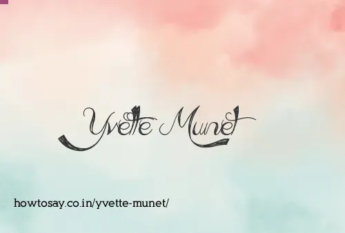 Yvette Munet