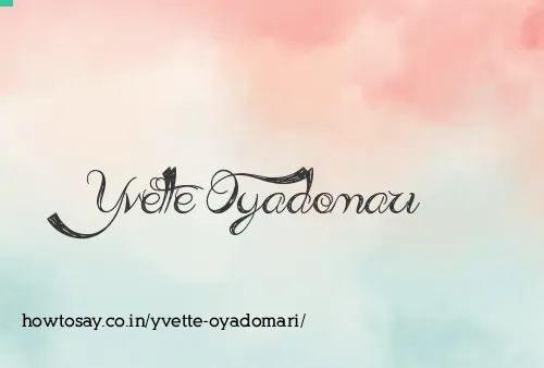 Yvette Oyadomari