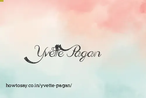 Yvette Pagan