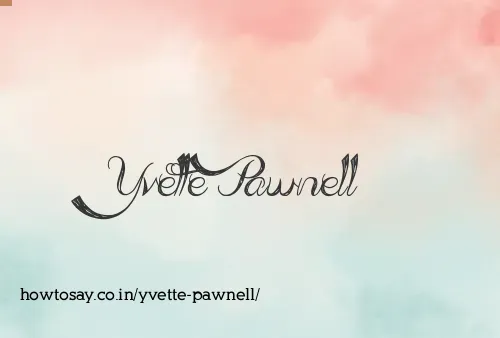 Yvette Pawnell