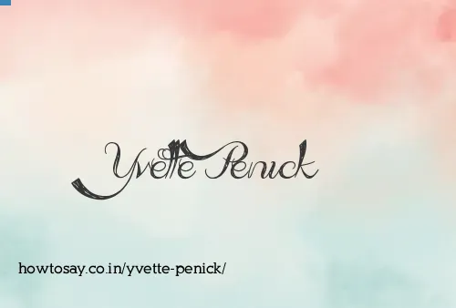 Yvette Penick