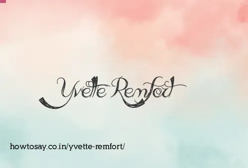 Yvette Remfort