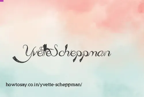 Yvette Scheppman