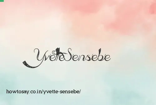 Yvette Sensebe