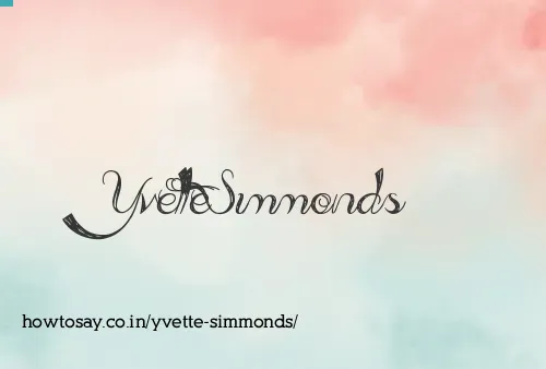Yvette Simmonds