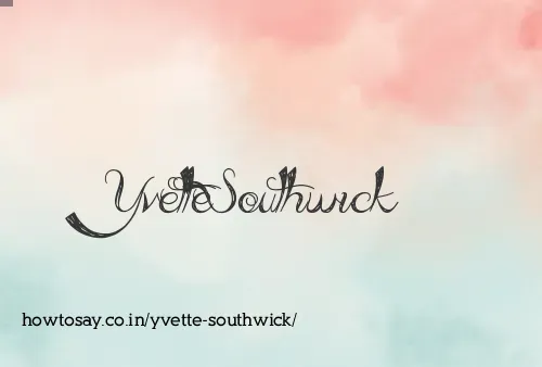 Yvette Southwick