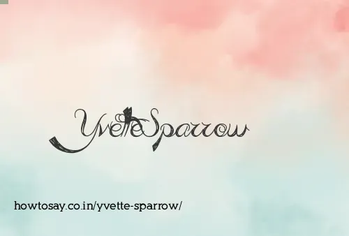 Yvette Sparrow