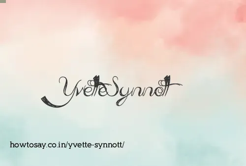 Yvette Synnott
