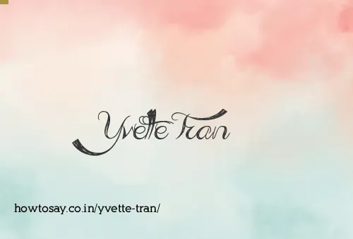 Yvette Tran
