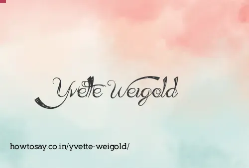 Yvette Weigold
