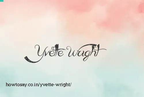 Yvette Wright