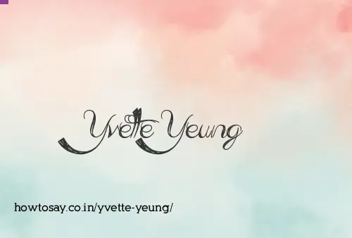 Yvette Yeung