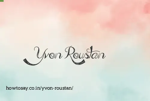 Yvon Roustan