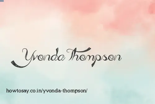 Yvonda Thompson