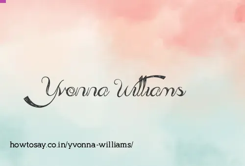 Yvonna Williams