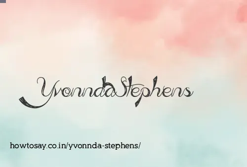 Yvonnda Stephens