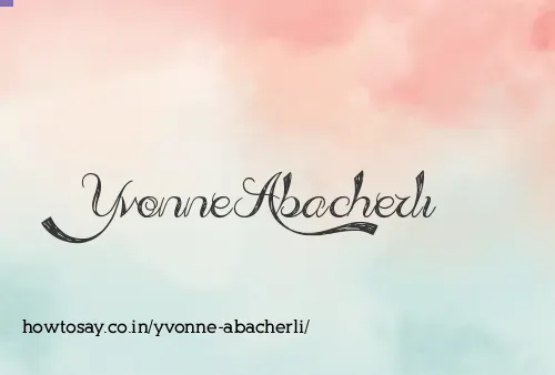 Yvonne Abacherli