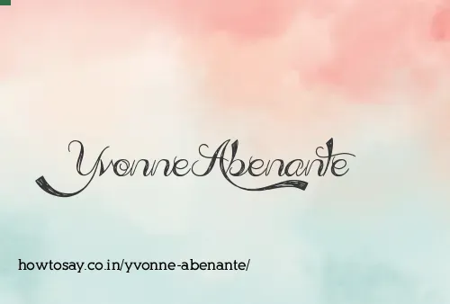 Yvonne Abenante
