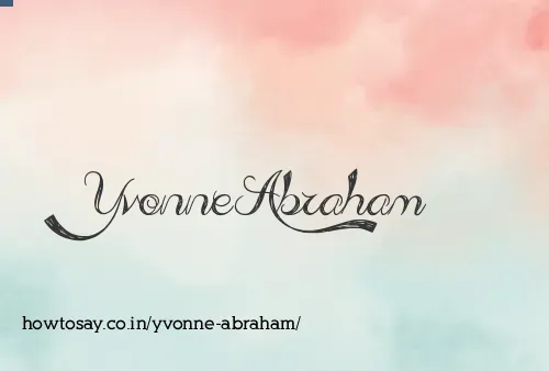 Yvonne Abraham