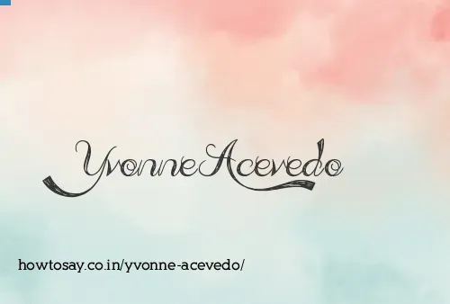 Yvonne Acevedo